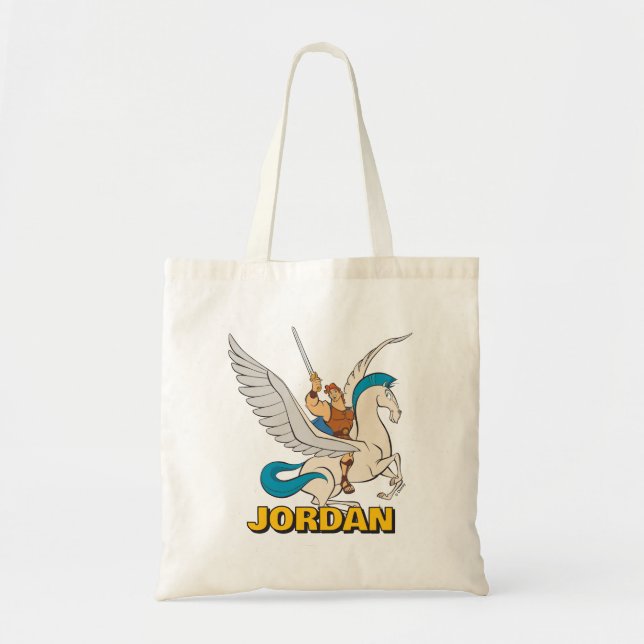 Hercules Riding Pegasus Tote Bag Tragetasche (Vorne)