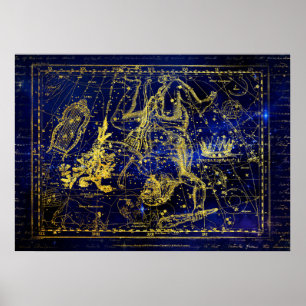Hercules Sternbild Poster