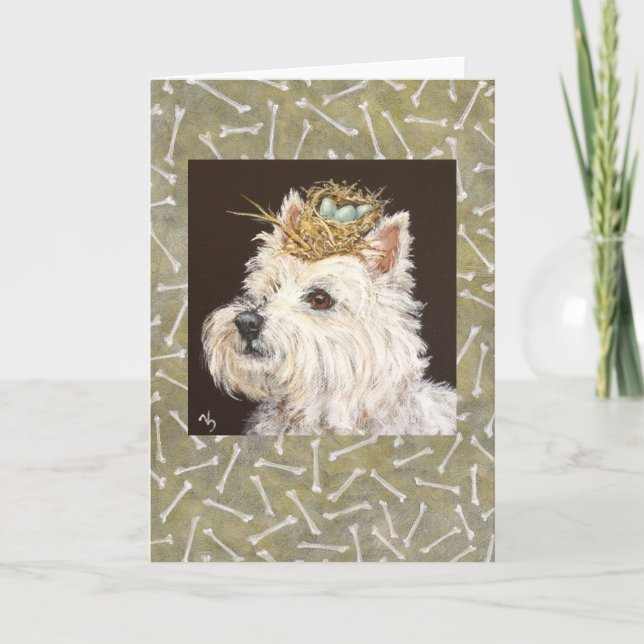 Hercules the Westie card Karte (Vorderseite)