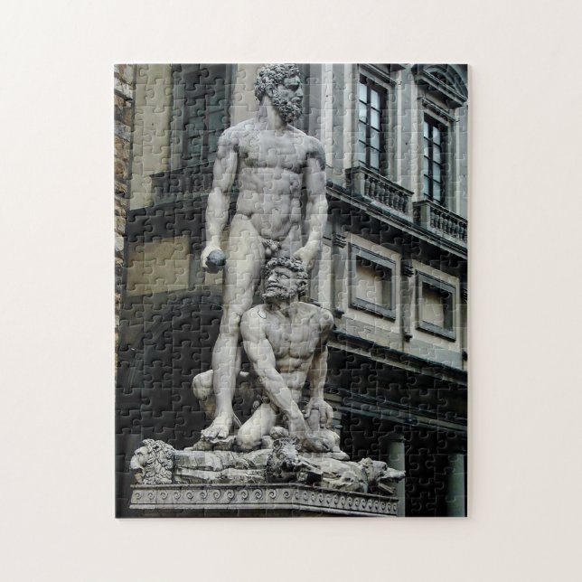 Hercules und Cacus Statue Puzzle (Vertikal)