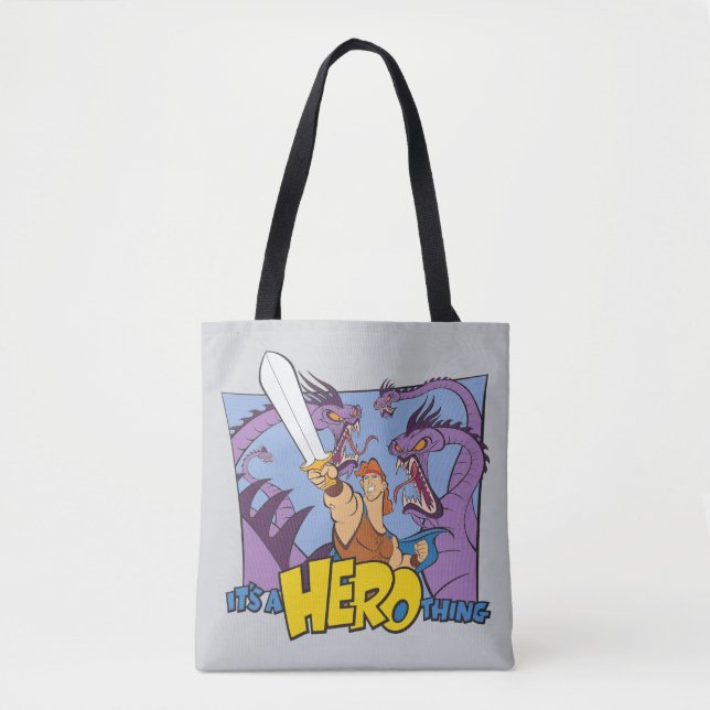 Hercules vs Hydra - It's a HERO Thing Tote Bag (Vorderseite)