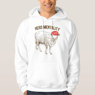 Herd Mentality Sheep für Trump Quote Sprichwort Hoodie