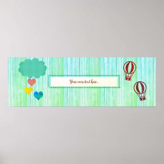 Herd Rain Baby Showroom Poster Banner (Vorne)