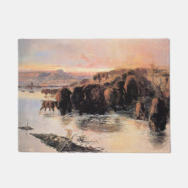 Herd von American Buffalo Fußmatte