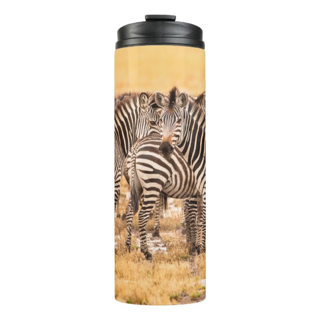 HERD VON ZEBRAS THERMOSBECHER (Vorderseite)