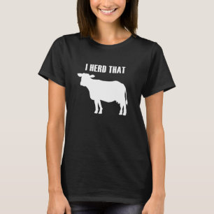 Herde, das Ironic Cow Farm Animal Quote Sweatshirt T-Shirt