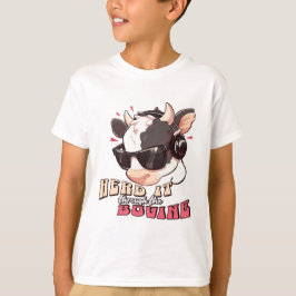 Herde durch die niedliche Rinderkuh T-Shirt