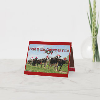 Herde es war Christmas2 Edit Feiertagskarte