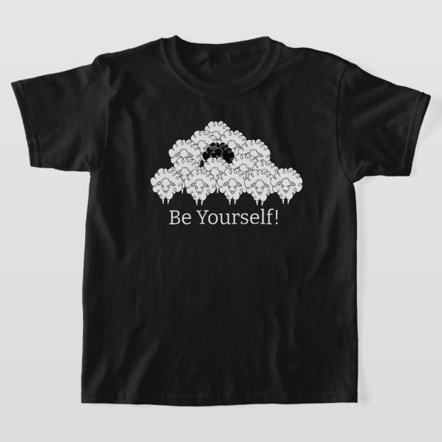 Herde Schafe T-Shirt (Ablage )
