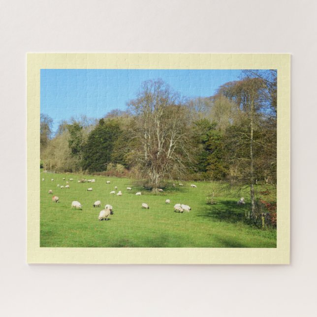 Herde von Schafen Puzzle (Horizontal)