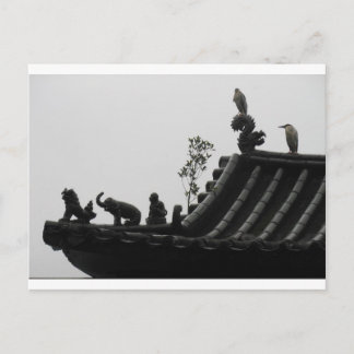 Herden auf der Postkarte des Tempels