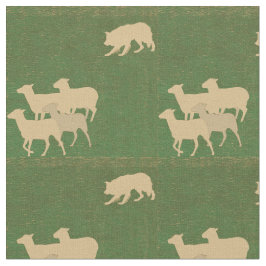 Herden - Grenzkollie und Schafschatten Stoff