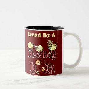 Herding Hund Eigentümer Geschenke Zweifarbige Tasse