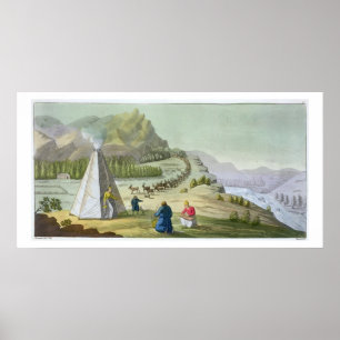 Herding Rentier, Lappland, Platte 47 von 'Le Costu Poster