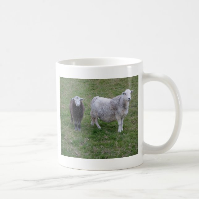 Herdwick Mutterschaf-und Lamm-Tasse Tasse (Rechts)