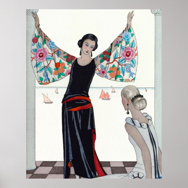 Here Are My Wings - George Barbier Poster (Vorne)