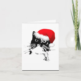 "Here Comes Frazzy Claus" Weihnachtskarte Feiertagskarte