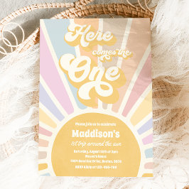 Here Comes The One Boho Sunshine 1st Birthday Einladung