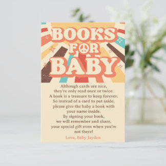 Here Comes The Son Baby Shower Book Request Einladung