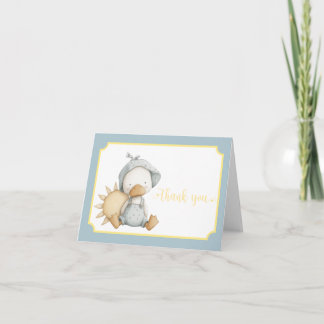 Here Comes the Son Baby Shower Thank You Card Dankeskarte