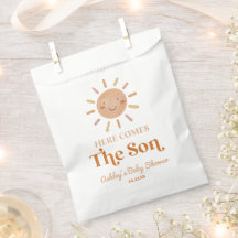 Here Comes The Son Boho Bohemian Retro Baby Shower