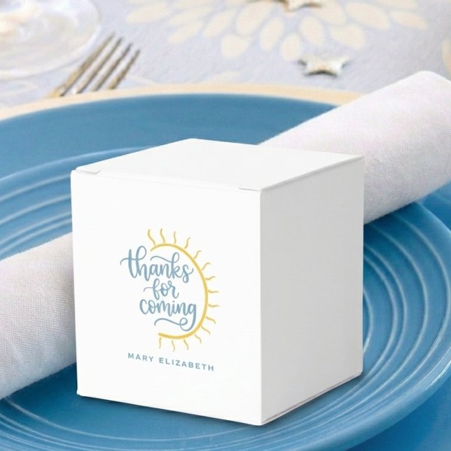 Here Comes The Son Shower Geschenkschachtel (Here Comes The Son Shower Favor Box)