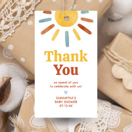 Here comes the Son Sunshine Baby Shower Favor Tags Geschenkanhänger