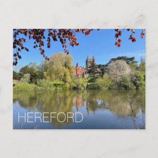 Hereford Feiertagspostkarte
