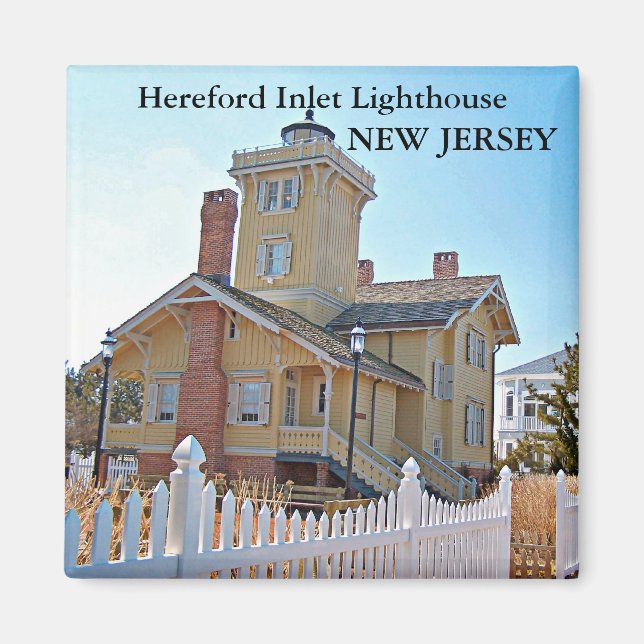Hereford Inlet Lighthouse, New Jersey Magnet (Vorne)