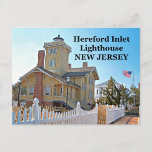 Hereford Inlet Lighthouse, New Jersey Postcard Postkarte