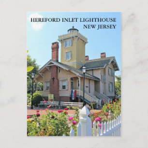 Hereford Inlet Lighthouse, New Jersey Postcard Postkarte