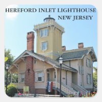 Hereford Inlet Lighthouse, New Jersey Stickers