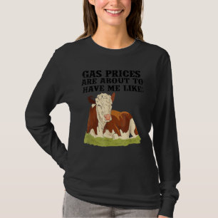 Hereford-Kuh-Gaspreise stehen kurz davor, mich so T-Shirt