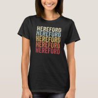 Hereford Pennsylvania Hereford PA Retro Vintag Te