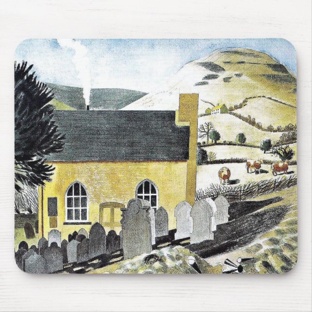 Herefords Knob & Baptist Kapelle Mousepad (Vorne)