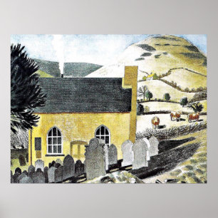 Herefords Knob & Baptist Kapelle Poster