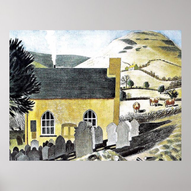 Herefords Knob & Baptist Kapelle Poster (Vorne)