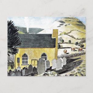 Herefords Knob & Baptist Kapelle Postkarte