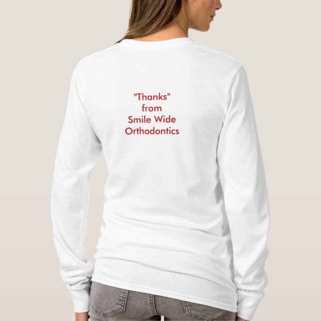 Herein geknallt, um Dank-T - Shirt zu sagen (Rückseite)