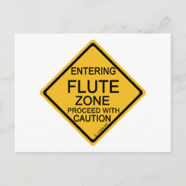 Hereinkommende Flöten-Zone Postkarte