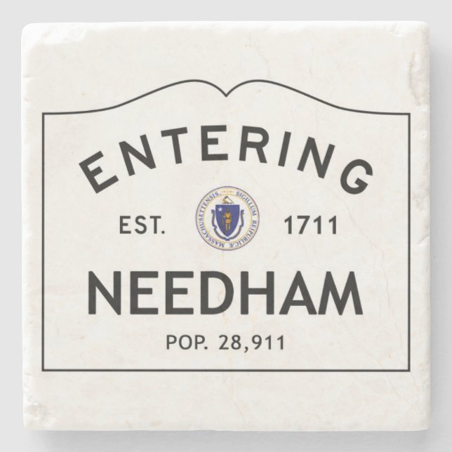 Hereinkommender Needham Steinuntersetzer (Vorderseite)