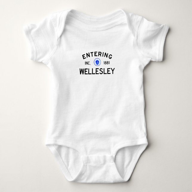Hereinkommender Wellesley Baby Strampler (Vorderseite)