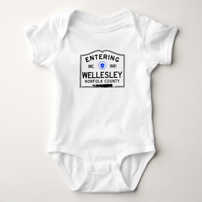 Hereinkommender Wellesley Baby Strampler (Vorderseite)
