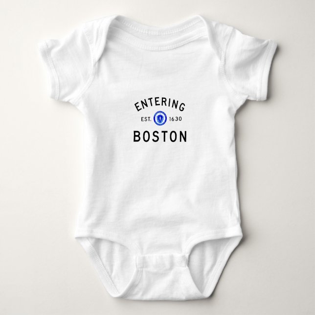 Hereinkommendes Boston Baby Strampler (Vorderseite)