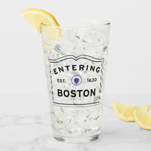 Hereinkommendes Boston Massachusetts Glas