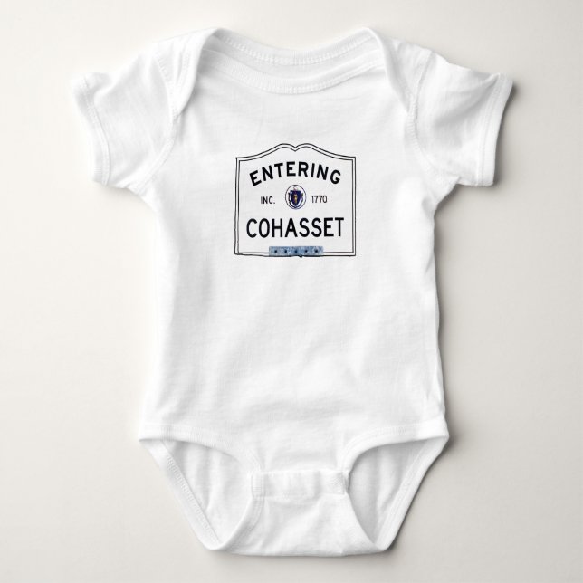 Hereinkommendes Cohasset Baby Strampler (Vorderseite)