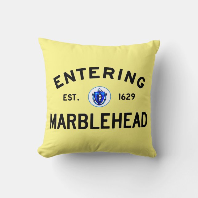 Hereinkommendes Marblehead Kissen (Vorderseite)