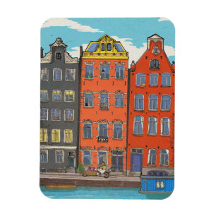 Herengracht Canal Amsterdam Niederlande Magnet