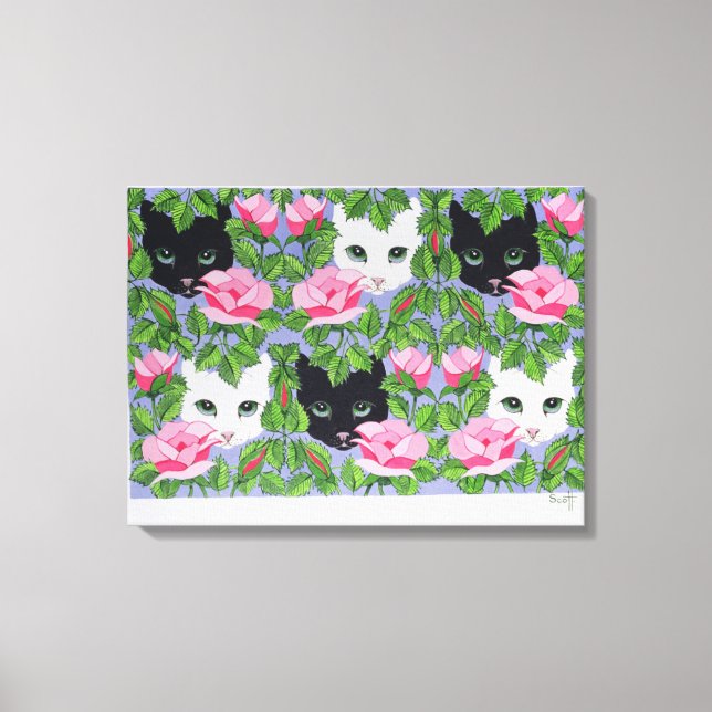 Heres sieht dich an leinwanddruck (Vorderseite)