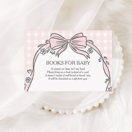 Here's the Scoop Pink Ice Cream Sundae Baby Shower Begleitkarte